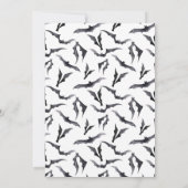 Gothic Skull essen, trinken, Beängstigendes Hallow Einladung (Rückseite)