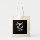 Gothic Skull F Caw F Crow Humor Graphic Tragetasche (Vorne)