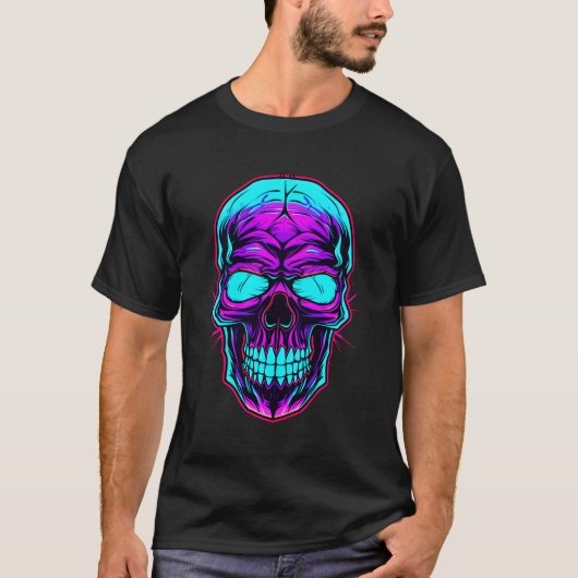 Gothic Skull Fashion Entfesseln Sie Ihre dunkle Se T-Shirt (Vorderseite)