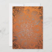 Gothic Skull Fee Halloween Kostüm Party Einladung (Rückseite)