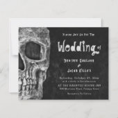 Gothic Skull Halloween Hochzeitbudget (Vorderseite)
