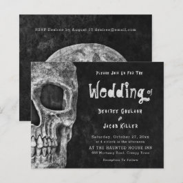 Gothic Skull Halloween Hochzeitbudget