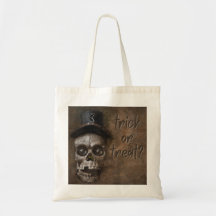 Gothic Skull Halloween Trick oder Treat