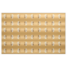Gothic Skull Head Gold Metallmuster
