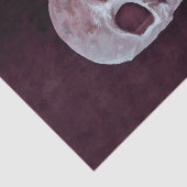 Gothic Skull Head Lila Custom Cool Spookoky Design Seidenpapier (Ausschnitt)