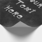 Gothic Skull Head Schwarz und Weiß Custom Geschenkpapier (Ecke)