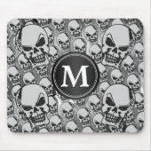 Gothic Skull Heads - Monogram Mousepad (Vorne)