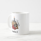 Gothic Skull hoffnungsloser Romantik Kaffeetasse (Vorderseite Links)