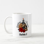 Gothic Skull hoffnungsloser Romantik Kaffeetasse (Links)