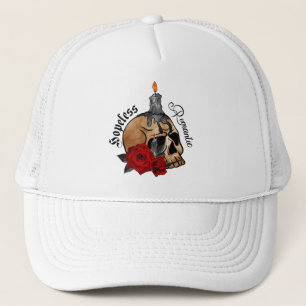 Gothic Skull hoffnungsloser Romantik Truckerkappe