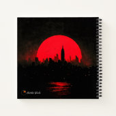 Gothic Skull Journal — Custom Name & Title Notizblock (Rückseite)