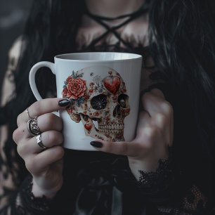 Gothic Skull Kaffeetasse
