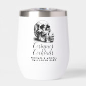 Gothic Skull-Kostüme & Cocktails Halloween-Party (Vorderseite)