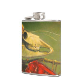 Gothic Skull Moth Flask Flachmann (Links)