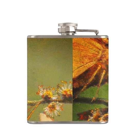 Gothic Skull Moth Flask Flachmann (Rückseite)