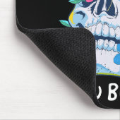 Gothic Skull Mushroom Flowers Every End Is A New B Mousepad (Ecke)