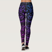 Gothic Skull Pattern Leggings (Rückseite)