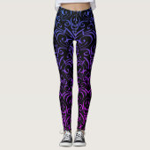 Gothic Skull Pattern Leggings (Vorderseite)