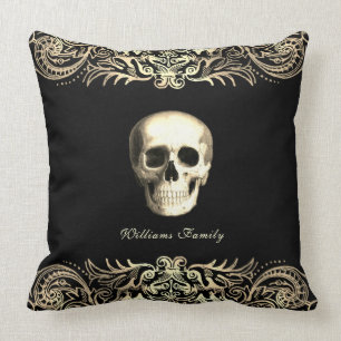 Gothic Skull Personalisiert Kissen