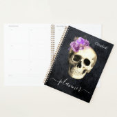 Gothic Skull Personalisiert Planer (Anzeige)