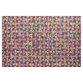 Gothic Skull Pop Art Pink Green Design Stoff (Yard (91,4 cm))