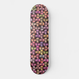 Gothic Skull Pop Kunstvoll gestylter Spaß Skateboard