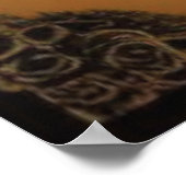 Gothic Skull Poster (Ecke)