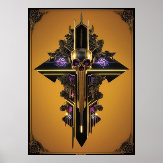 Gothic Skull Poster (Vorne)