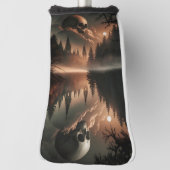 Gothic Skull Putter Cover Golf Headcover (Rotieren 90)