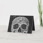 Gothic Skull RIP zu seiner 20er Black Birthday Par Einladung (Rückseite)