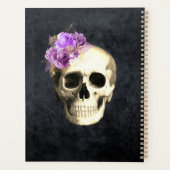 Gothic Skull-Rose Personalisiert 2026 Planer (Rückseite)