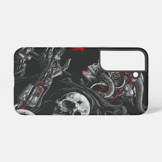 Gothic Skull Samsung Galaxy Hülle (Rückseite (Horizontal))