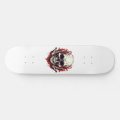 Gothic Skull Skateboard (Horizontal)