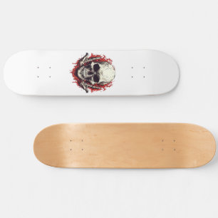Gothic Skull Skateboard