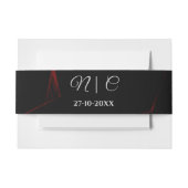 Gothic Skull Spider Candle - Dark Moody Halloween Einladungsbanderole (Vorderseite Beispiel)