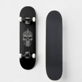 Gothic Skull Unisex Skateboard (Vorderseite)
