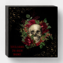 Gothic Skull unter Rose Willkommen auf unserer Zuh