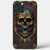 Gothic Skull Verziert Case-Mate iPhone Hülle (Rückseite)