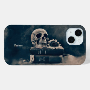 Gothic Skull Vintag Old Books Dark Academia Case-Mate iPhone Hülle