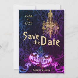 Gothic Skull Wedding Save The Date