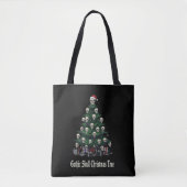 Gothic Skull Weihnachtsbaum | Alternative Spooky Tasche (Vorderseite)