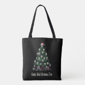 Gothic Skull Weihnachtsbaum | Alternative Spooky Tasche (Rückseite)