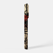 Gothic Skulls and Red Roses iPhone Hülle (Rechte Seite)