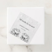 Gothic Skulls 'bis zum Tod machen wir Teil Gastges Geschenkanhänger (Beispiel)