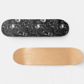 Gothic Skulls Black Cats and Spiders Skateboard (Horizontal)