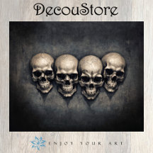 Gothic Skulls Collection Decoupage
