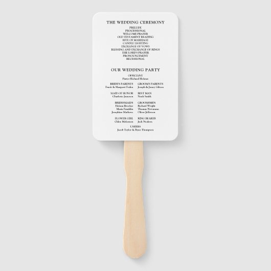 Gothic Skulls Floral Wedding Program Fächer (Rückseite)