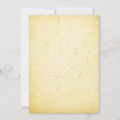 Gothic Skulls in Hats Halloween Party Einladung (Rückseite)