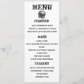 Gothic Skulls Menu Menükarte (Vorderseite)