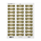 Gothic Skulls Pattern Gold Halloween (Vorne)